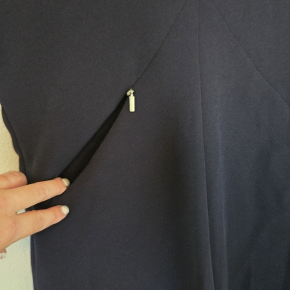 NWT Zara Navy Blue Shorts Romper - women’s size extra small - Picture 7 of 7